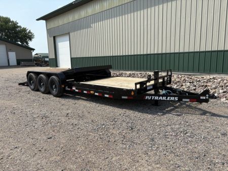New 2027 PJ 24' Channel Equipment Tilt - Triple Axle