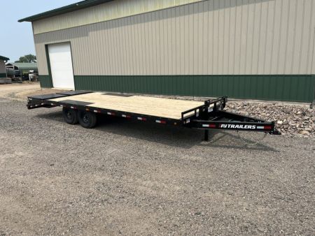 New 2027 24' x 8" 16k PJ I-beam Deckover Trailer