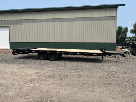 New 2027 24' x 8" 16k PJ I-beam Deckover Trailer