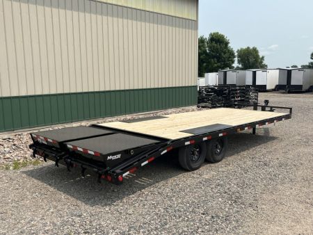 New 2027 24' x 8" 16k PJ I-beam Deckover Trailer