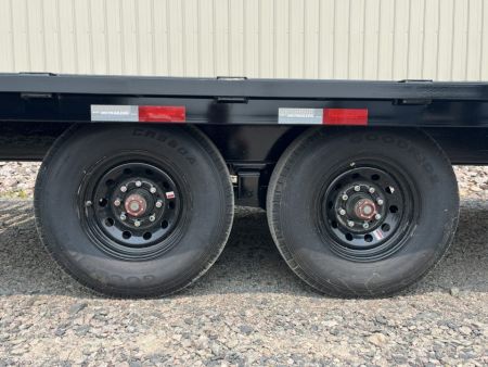 New 2027 24' x 8" 16k PJ I-beam Deckover Trailer