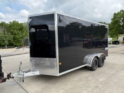 New 2026 High Country Xpress Trailers 7x16 XLT PRO Enclosed Trailer - Black - w/ Ramp - 7000# GVWR