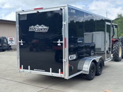 New 2026 High Country Xpress Trailers 7x16 XLT PRO Enclosed Trailer - Black - w/ Ramp - 7000# GVWR