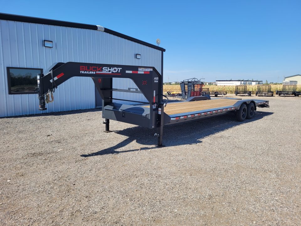 New 2027 Buckshot 102"x30' Gooseneck Equipment/Car Trailer