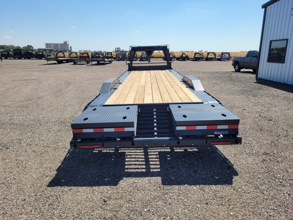 New 2027 Buckshot 102"x30' Gooseneck Equipment/Car Trailer