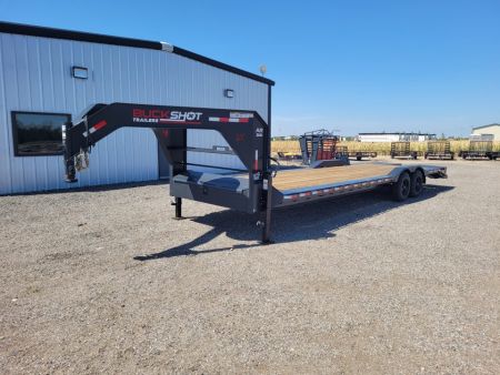 New 2027 Buckshot 102"x30' Gooseneck Equipment/Car Trailer