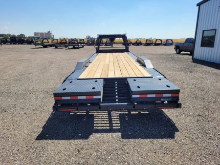 New 2027 Buckshot 102"x30' Gooseneck Equipment/Car Trailer