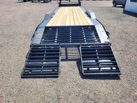 New 2027 Buckshot 102"x30' Gooseneck Equipment/Car Trailer