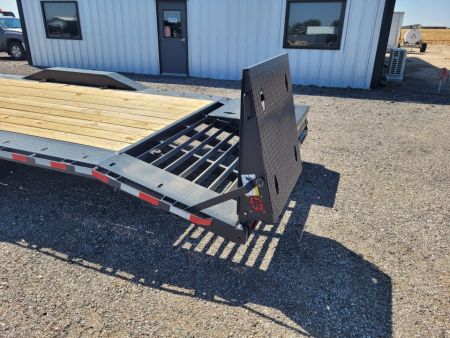 New 2027 Buckshot 102"x30' Gooseneck Equipment/Car Trailer