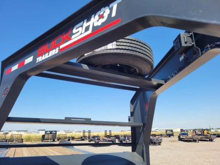 New 2027 Buckshot 102"x30' Gooseneck Equipment/Car Trailer