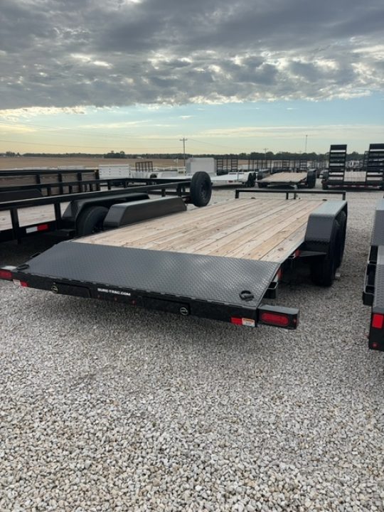 New 2026 Sure-Trac 7 x 18 (16+2) 7K C-Channel Car Hauler