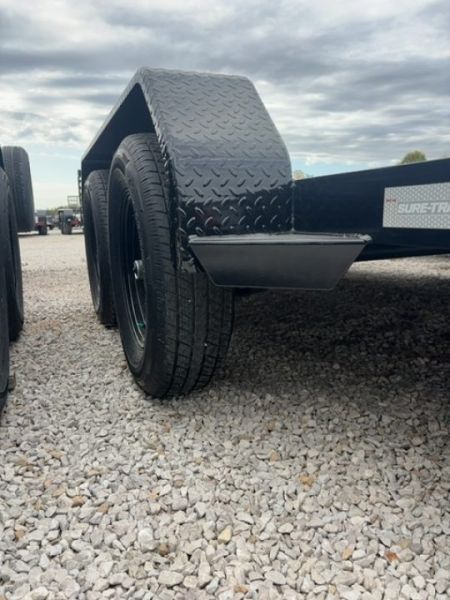 New 2026 Sure-Trac 7 x 18 (16+2) 7K C-Channel Car Hauler