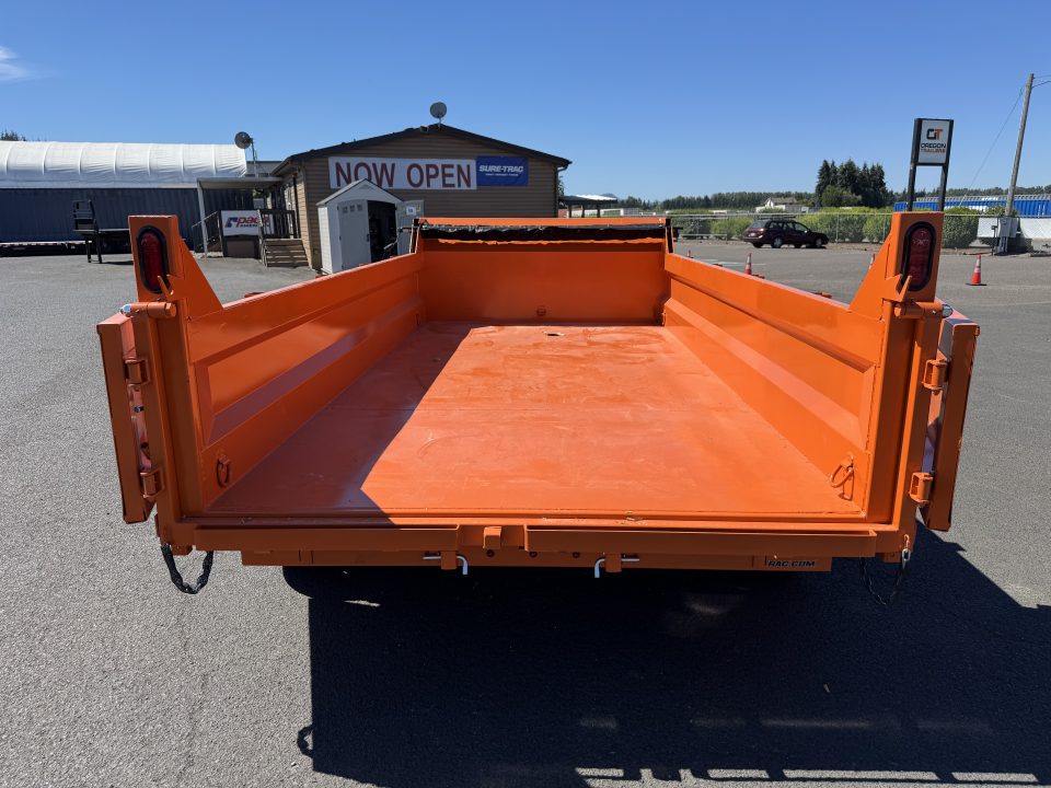New 2026 Sure-Trac 7x14 Low Pro Scissor Dump 14K GVWR *ORANGE