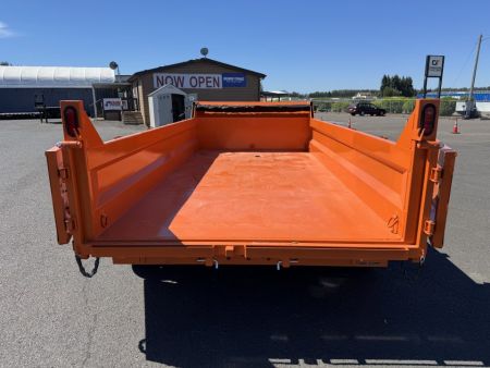 New 2026 Sure-Trac 7x14 Low Pro Scissor Dump 14K GVWR *ORANGE