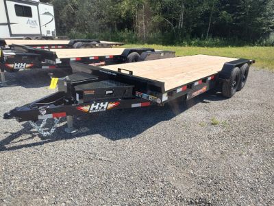 New 2026 H&H Trailers 82x20 Tilt Speed Loader Car Hauler Trailer, 10K