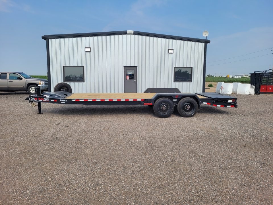 New 2027 Buckshot 83"x22' BP Equipment/Car Trailer W/8K Axles