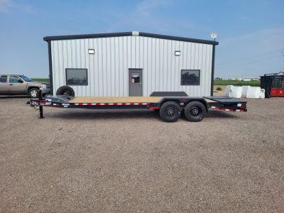 New 2027 Buckshot 83 x22' BP Equipment/Car Trailer W/8K Axles