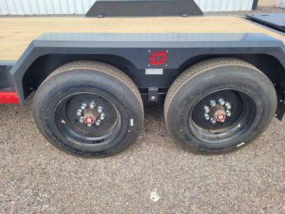 New 2027 Buckshot 83"x22' BP Equipment/Car Trailer W/8K Axles