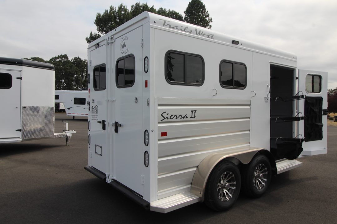 New 2027 Trails West Sierra II Extra Tall 2 Horse Trailer