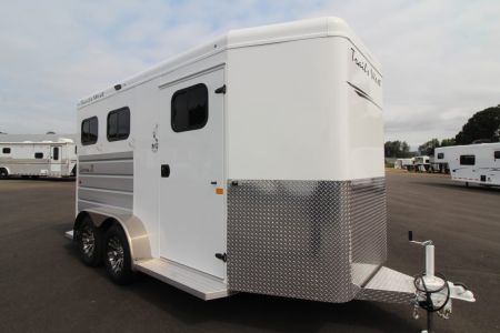 New 2027 Trails West Sierra II Extra Tall 2 Horse Trailer