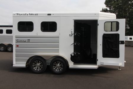 New 2027 Trails West Sierra II Extra Tall 2 Horse Trailer
