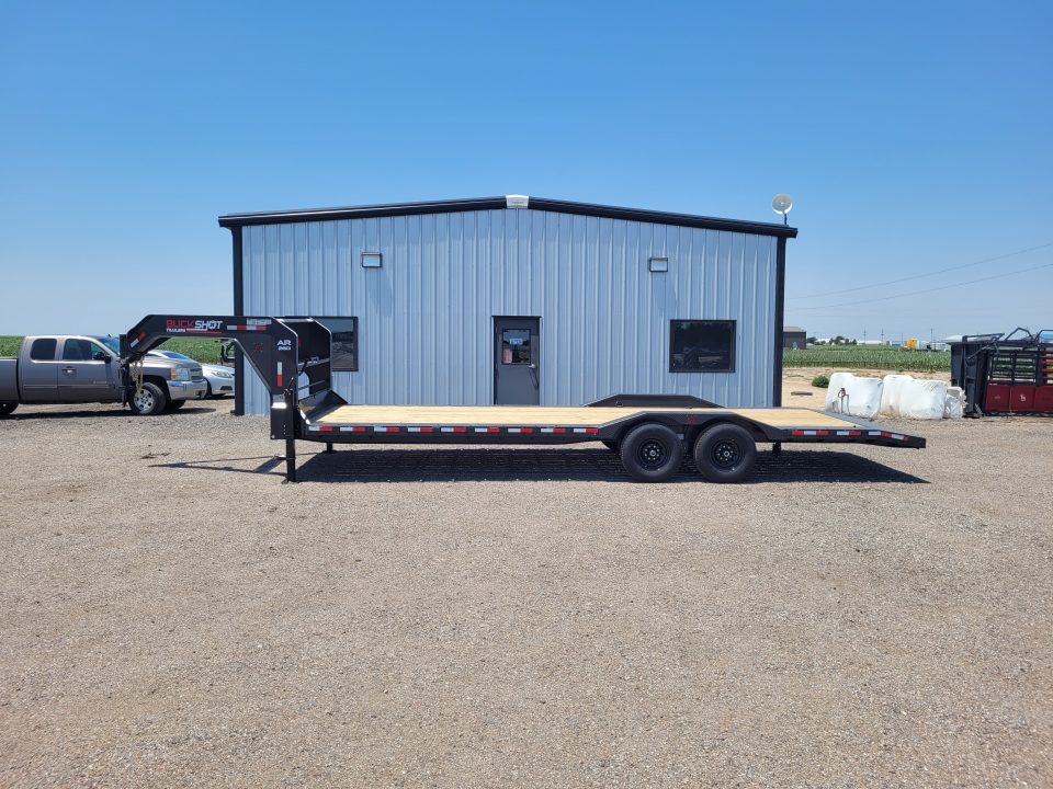 New 2027 Buckshot 102"x26' Gooseneck Equipment/Car Trailer
