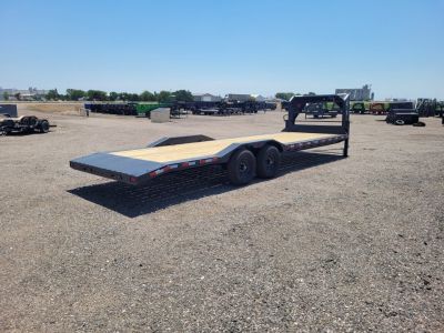 New 2027 Buckshot 102"x26' Gooseneck Equipment/Car Trailer