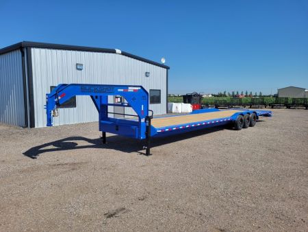New 2027 Buckshot 102"x40' Gooseneck Triple Axle Carhauler Trailer