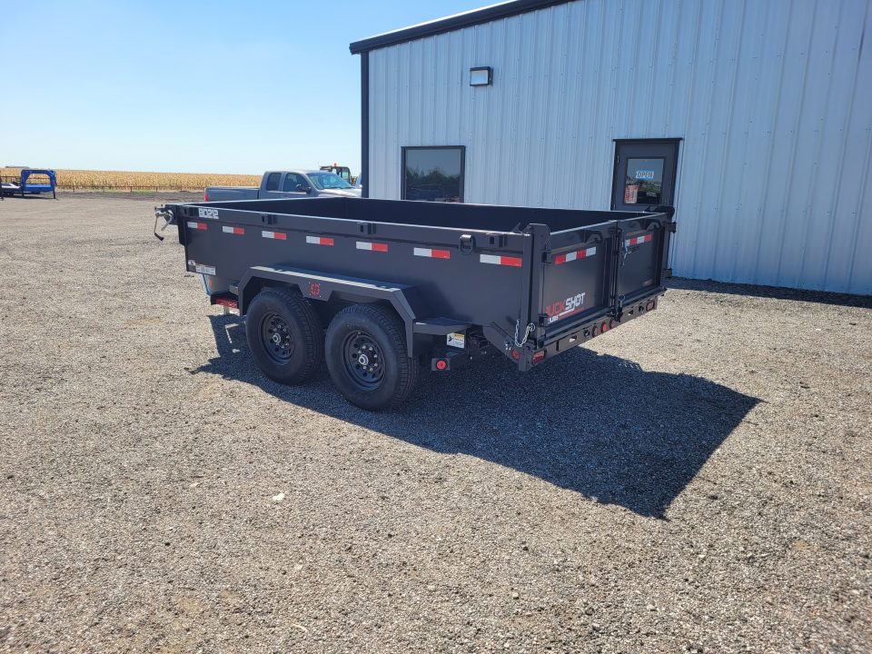 New 2026 Buckshot 83"x12' BD Dump Trailer W/2' Sides