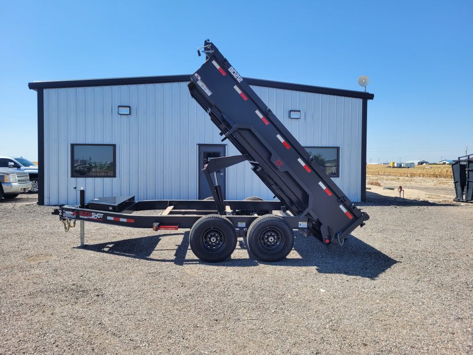 New 2026 Buckshot 83"x12' BD Dump Trailer W/2' Sides