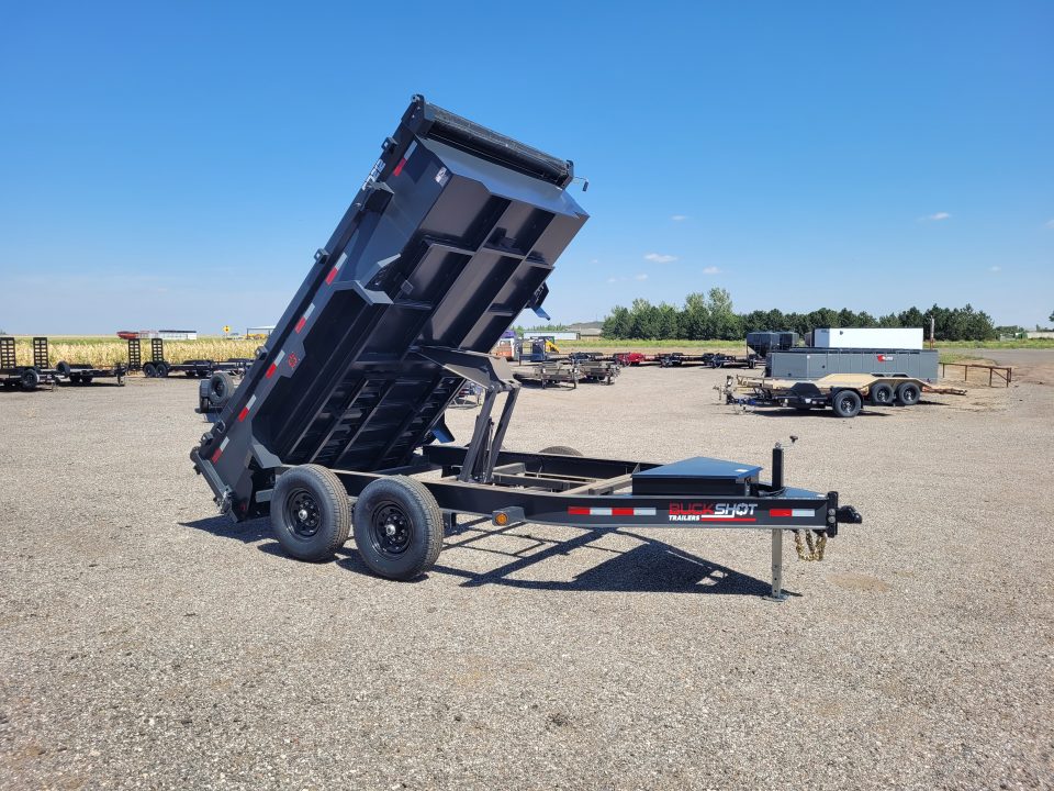 New 2026 Buckshot 83"x12' BD Dump Trailer W/2' Sides
