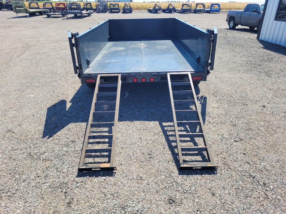 New 2026 Buckshot 83"x12' BD Dump Trailer W/2' Sides