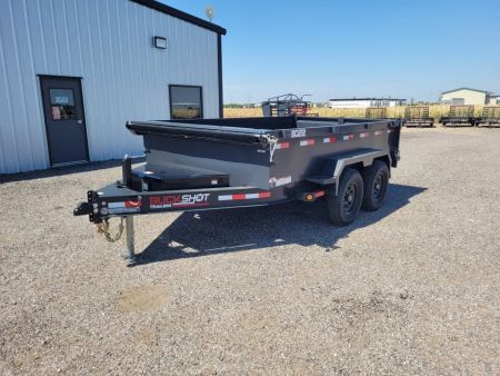 New 2026 Buckshot 83"x12' BD Dump Trailer W/2' Sides