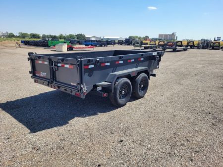 New 2026 Buckshot 83"x12' BD Dump Trailer W/2' Sides