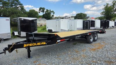 New 2026 Pequea Trailers HDDO 22' LEVELER Deckover Trailer