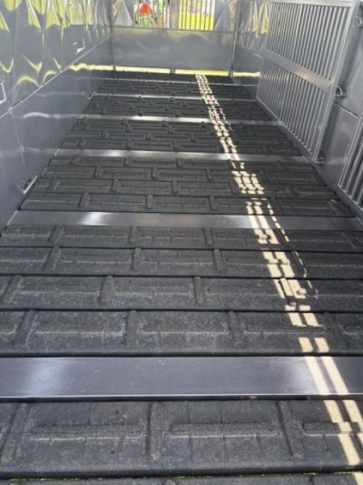 New 2026 Kodiak 6'8x24x6'6 Tandem 14K Livestock Trailer W/ 2 Cut Gates, Front Clean Out, & 14 Ply Tires