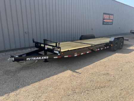 New 2027 PJ Trailers 24' T6 Tiltbed Equipment Tilt Trailer