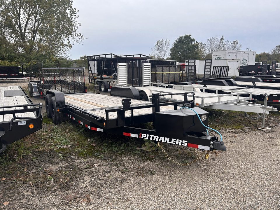 New 2027 PJ Trailers 20 FT SPLIT DECK TILT TRAILER 14K GVWR