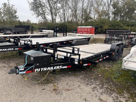 New 2027 PJ Trailers 20 FT SPLIT DECK TILT TRAILER 14K GVWR
