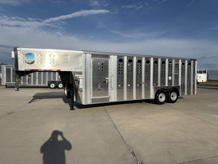 New 2027 Merritt 8x24 Cattle Baron Livestock Trailer