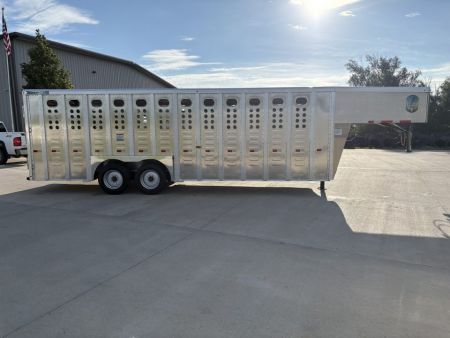 New 2027 Merritt 8x24 Cattle Baron Livestock Trailer