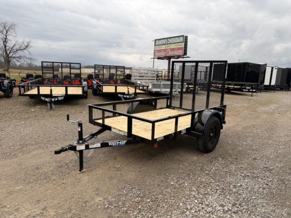 New 2026 Top Hat 5x8' Utility Trailer