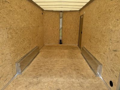 New 2027 E-Z Hauler EZEC7.5X14 XLT-P Cargo / Enclosed Trailer 71 SERIES 7 FOOT 1 INCH INTERIOR HEIGHT .080 POLY SIDES TRANSLUCENT ROOF REAR CANOPY FREE ALUMINUM WHEEL UPGRADE