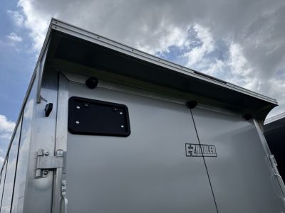 New 2027 E-Z Hauler EZEC7.5X14 XLT-P Cargo / Enclosed Trailer 71 SERIES 7 FOOT 1 INCH INTERIOR HEIGHT .080 POLY SIDES, TRANSLUCENT ROOF, REAR CANOPY, FREE ALUMINUM WHEEL UPGRADE,
