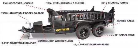 New 2026 Griffin GT7210 6X10 10K