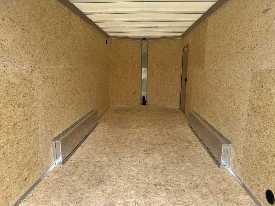 New 2027 E-Z Hauler EZEC7.5X14 XLT-P Cargo / Enclosed Trailer 71 SERIES 7 FOOT 1 INCH INTERIOR HEIGHT .080 POLY SIDES TRANSLUCENT ROOF REAR CANOPY FREE ALUMINUM WHEEL UPGRADE