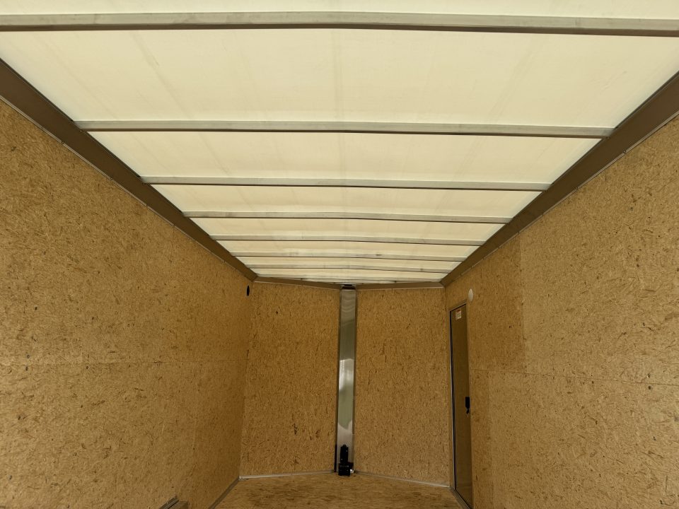 New 2027 E-Z Hauler EZEC7.5X14 XLT-P Cargo / Enclosed Trailer 71 SERIES 7 FOOT 1 INCH INTERIOR HEIGHT .080 POLY SIDES TRANSLUCENT ROOF REAR CANOPY FREE ALUMINUM WHEEL UPGRADE