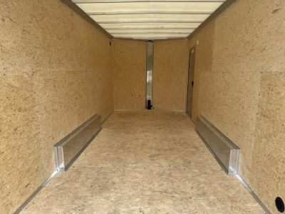 New 2027 E-Z Hauler EZEC7.5X14 XLT-P Cargo / Enclosed Trailer 71 SERIES 7 FOOT 1 INCH INTERIOR HEIGHT .080 POLY SIDES TRANSLUCENT ROOF REAR CANOPY FREE ALUMINUM WHEEL UPGRADE