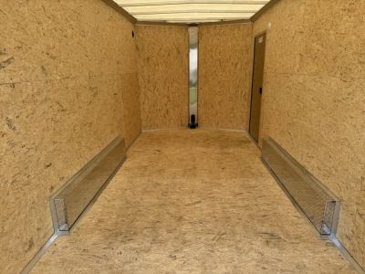 New 2027 E-Z Hauler EZEC7.5X14 XLT-P Cargo / Enclosed Trailer 71 SERIES 7 FOOT 1 INCH INTERIOR .080 POLY SIDES TRANSLUCENT ROOF REAR CANOPY FREE ALUMINUM WHEEL UPGRADE