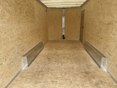 New 2027 E-Z Hauler EZEC7.5X16 XLT-P Cargo / Enclosed Trailer 71 SERIES 7 FOOT 1 INCH INTERIOR HEIGHT .080 POLY SIDES TRANSLUCENT ROOF REAR CANOPY FREE ALUMINUM WHEEL UPGRADE
